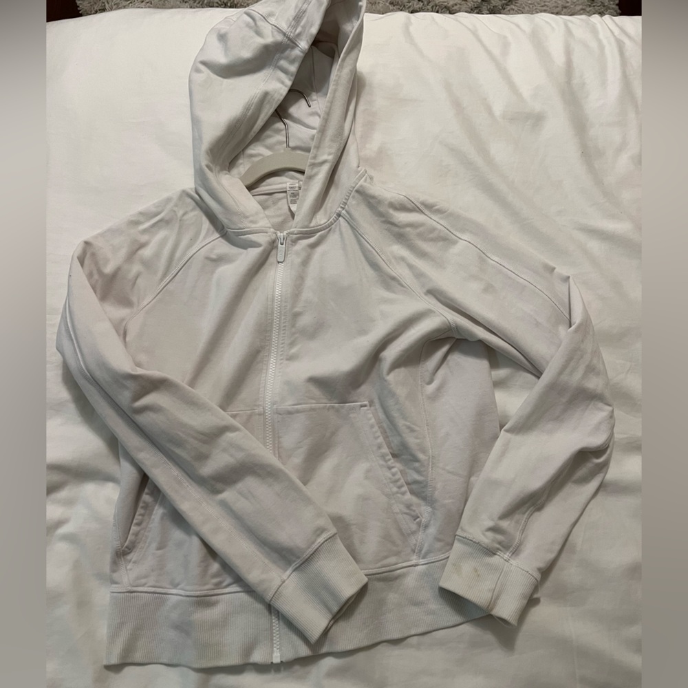 lululemon white zip up